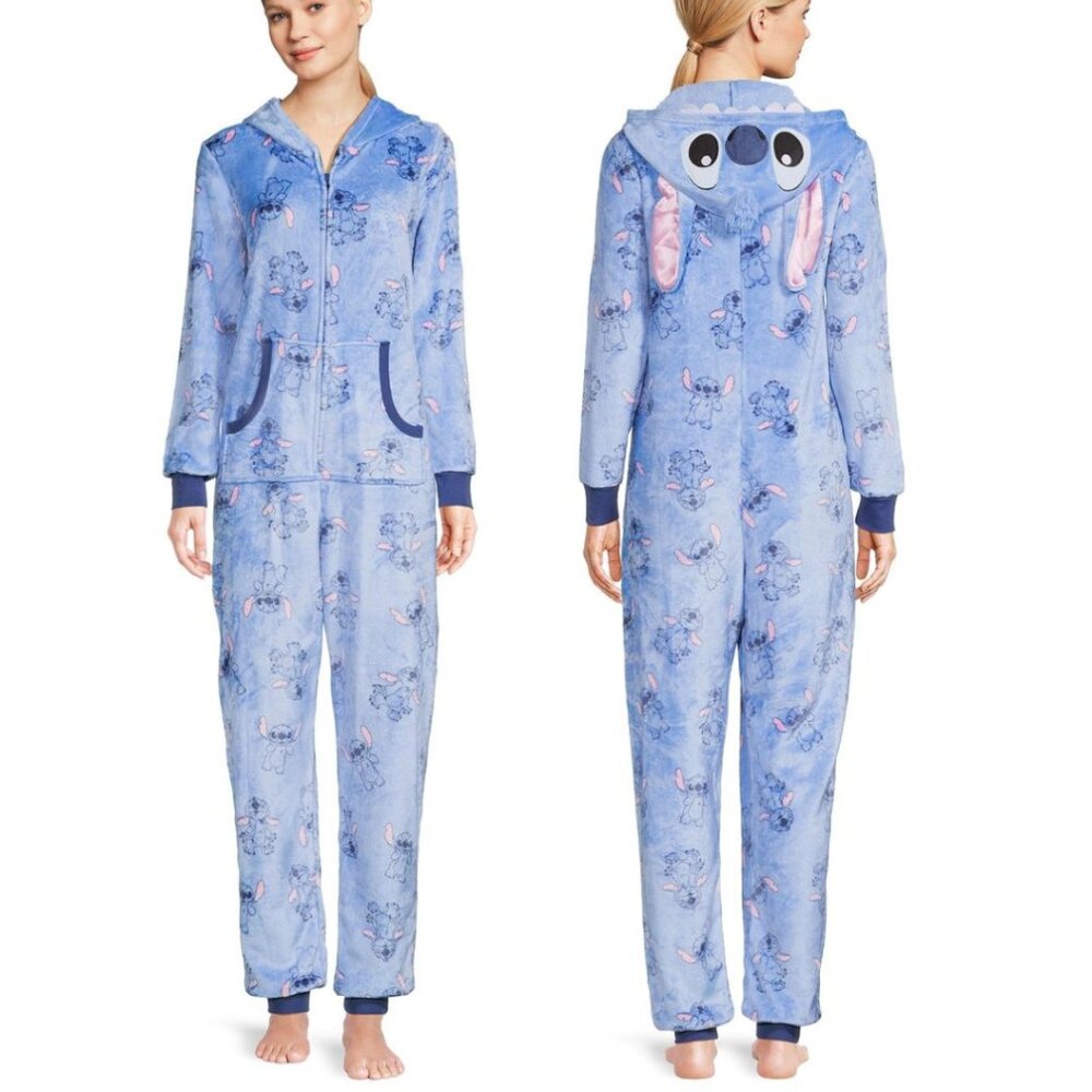 Disney Women's Lilo & Stitch Onesie Halloween Costume Cosplay Pajamas